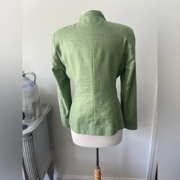 ZANELLA PLATINUM LORO PIANA FABRIC JACKET Size 8 - Picture 4 of 14